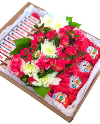 Kinder с цветами Lovely surprise